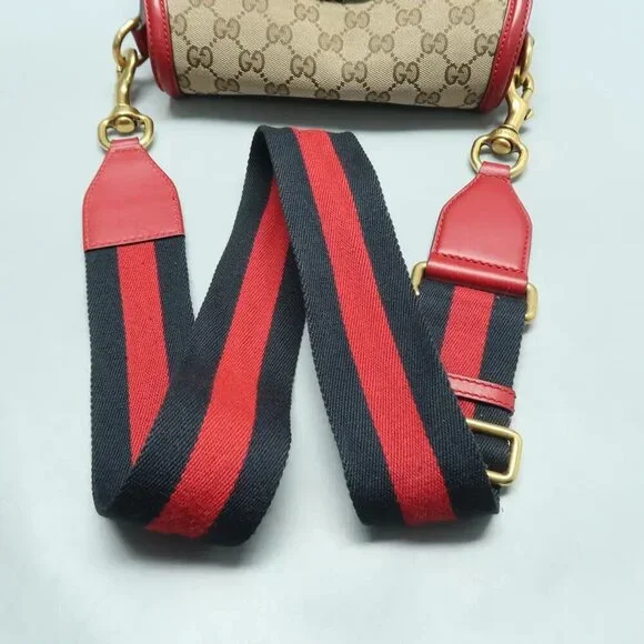 GUCCI Lady Web Brown Cloth Shoulder Bag 770-012225 - Picture 7 of 12